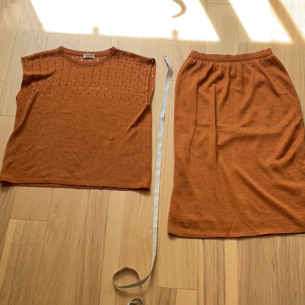 RODIER Orange Knit Set